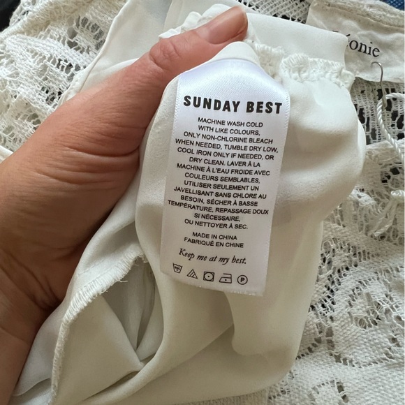 NWT Aritiza Sunday Best KIMBERLY BLOUSE - Picture 9 of 11